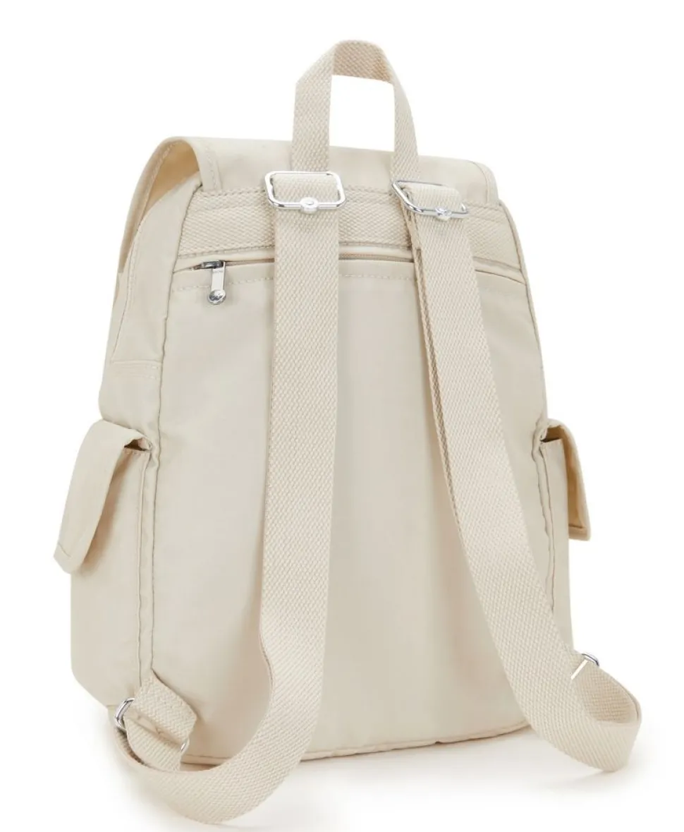 Zaino Kipling City Pack S Beige Pearl