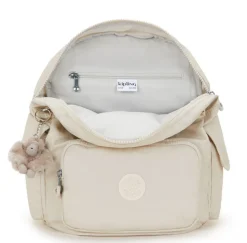 Zaino Kipling City Pack S Beige Pearl