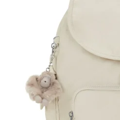 Zaino Kipling City Pack S Beige Pearl