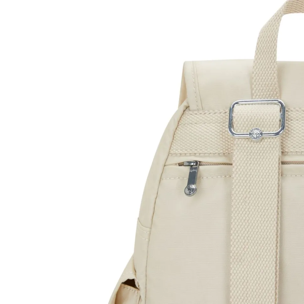 Zaino Kipling City Pack S Beige Pearl