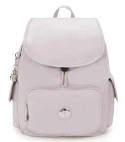 Zaino Kipling City Pack S Gleam Silver
