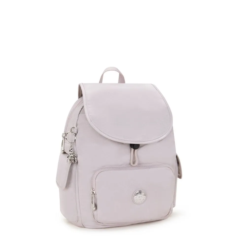 Zaino Kipling City Pack S Gleam Silver