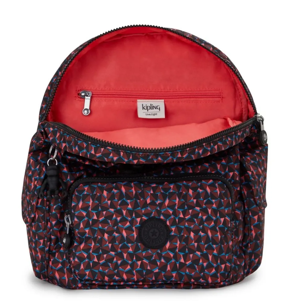 Zaino Kipling City Pack S Happy Squares