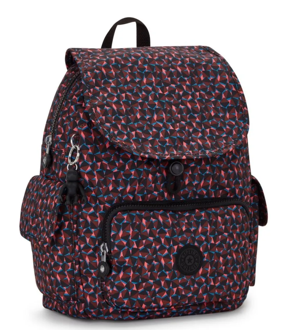 Zaino Kipling City Pack S Happy Squares