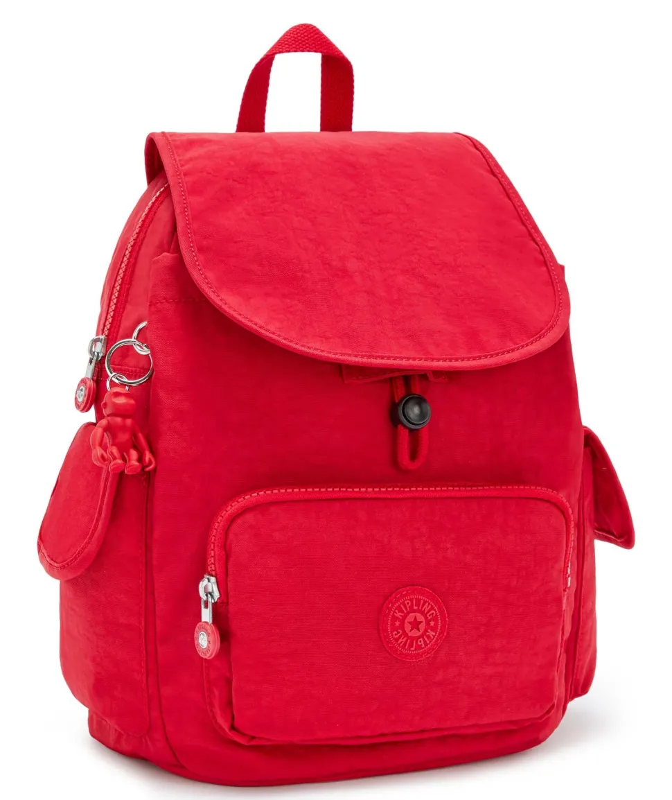 Zaino Kipling City Pack S Red Rouge