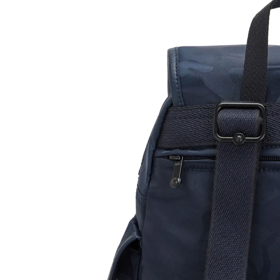 Zaino Kipling City Pack S Satin Camo Blue