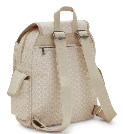 Zaino Kipling City Pack S Signature Beige