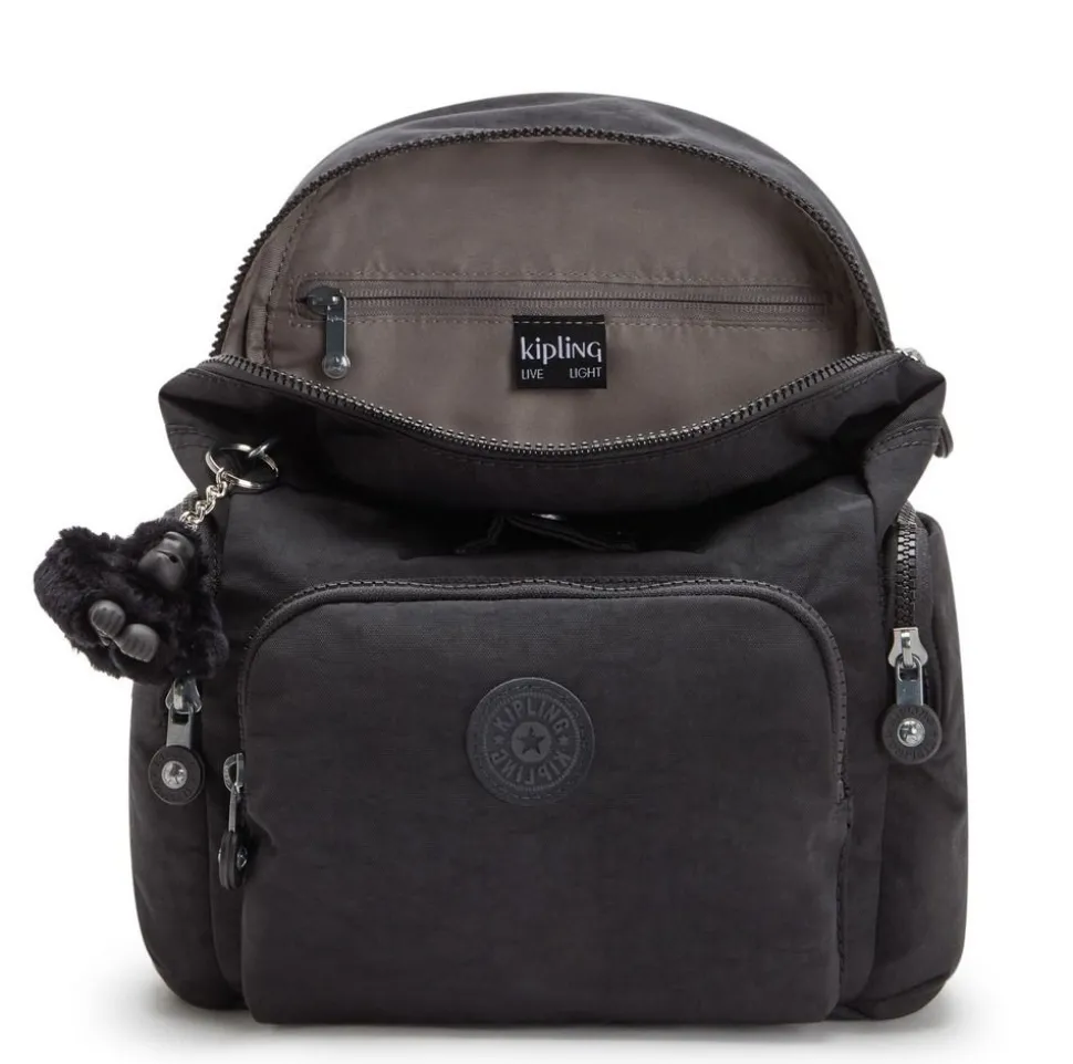 Zaino Kipling City Zip Mini Black Noir