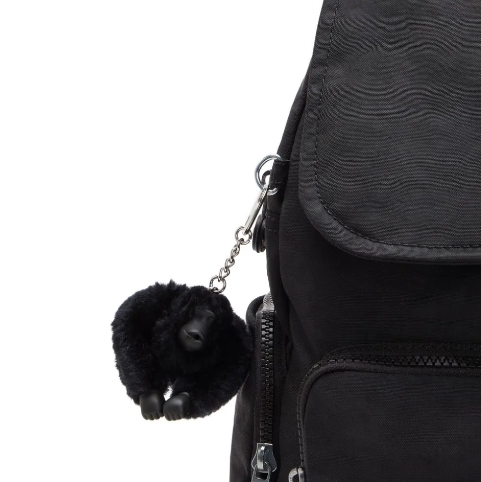Zaino Kipling City Zip Mini Black Noir