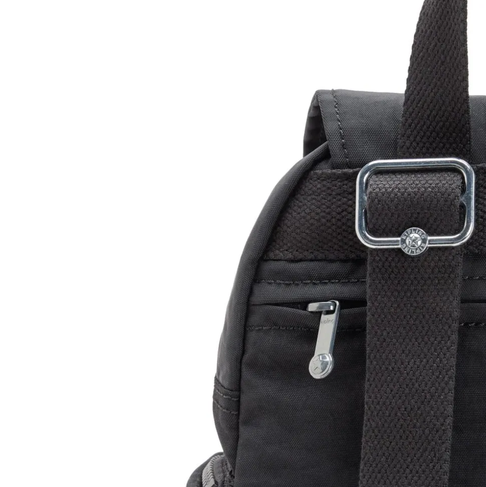 Zaino Kipling City Zip Mini Black Noir