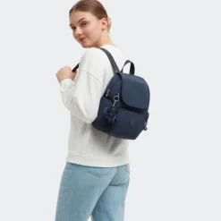 Zaino Kipling City Zip Mini Blue Bleu