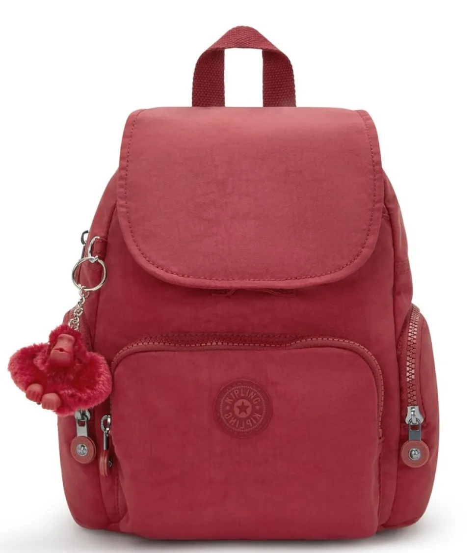 Zaino Kipling City Zip Mini Funky Red