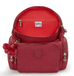 Zaino Kipling City Zip Mini Funky Red