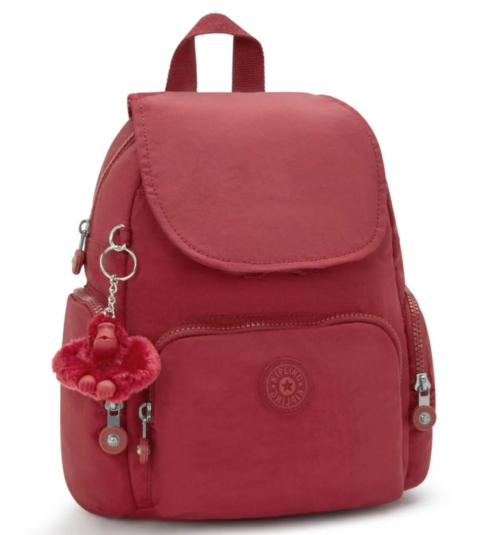 Zaino Kipling City Zip Mini Funky Red
