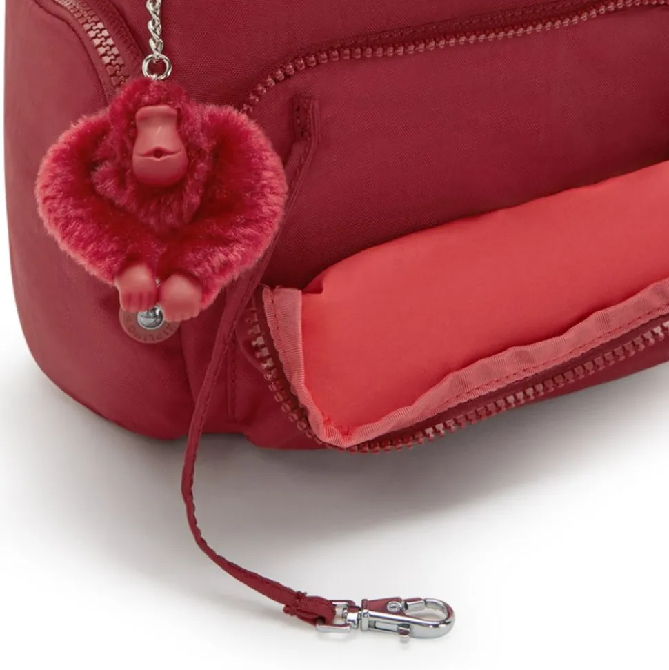 Zaino Kipling City Zip Mini Funky Red
