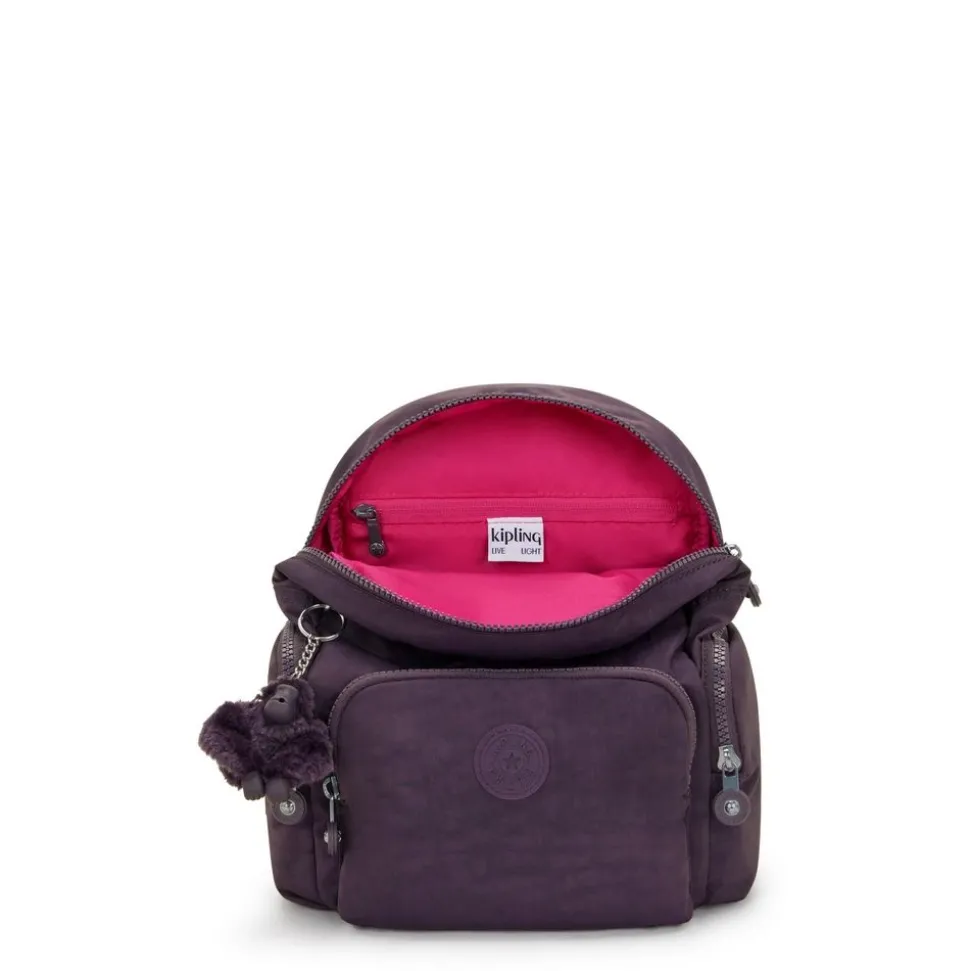 Zaino Kipling City Zip Mini Ultimate Plum