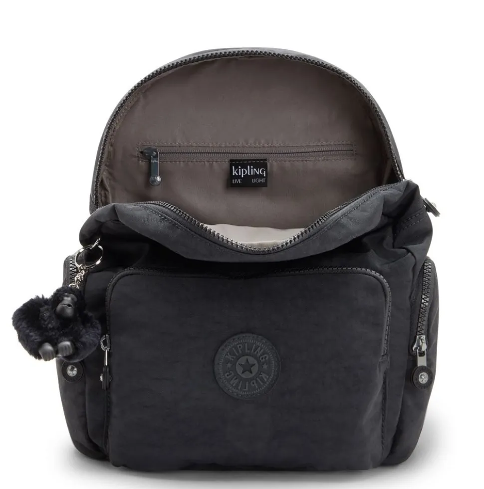 Zaino Kipling City Zip S Black Noir