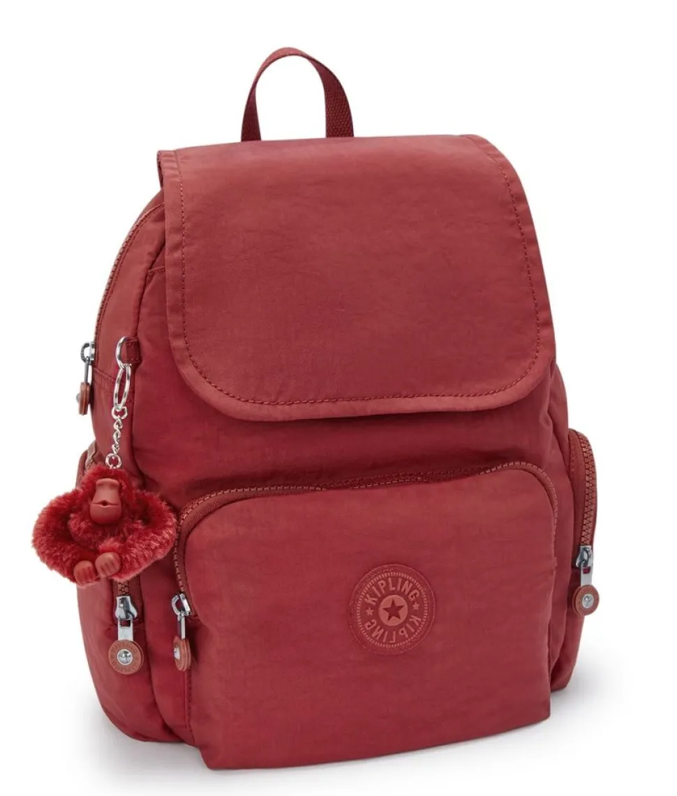 Zaino Kipling City Zip S Funky Red