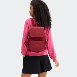 Zaino Kipling City Zip S Funky Red