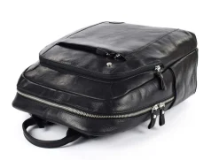 Zaino lavoro in pelle Acciaio 8377 Nero