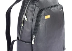 Zaino lavoro in pelle Acciaio 2320 Nero