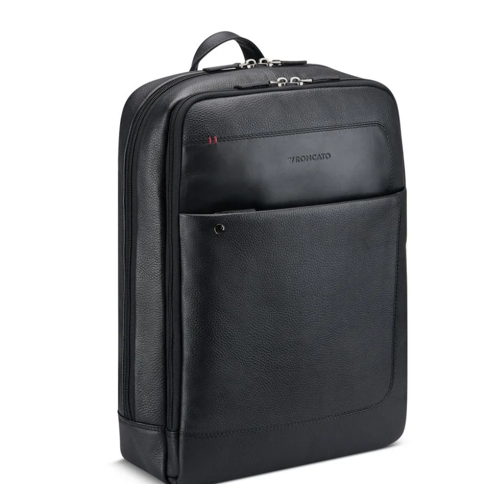 Zaino lavoro in pelle Roncato Alaska 2427 Nero