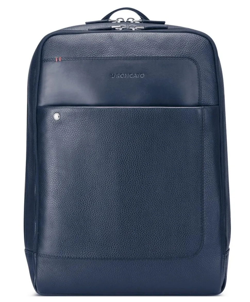 Zaino lavoro in pelle Roncato Alaska 2427 Navy