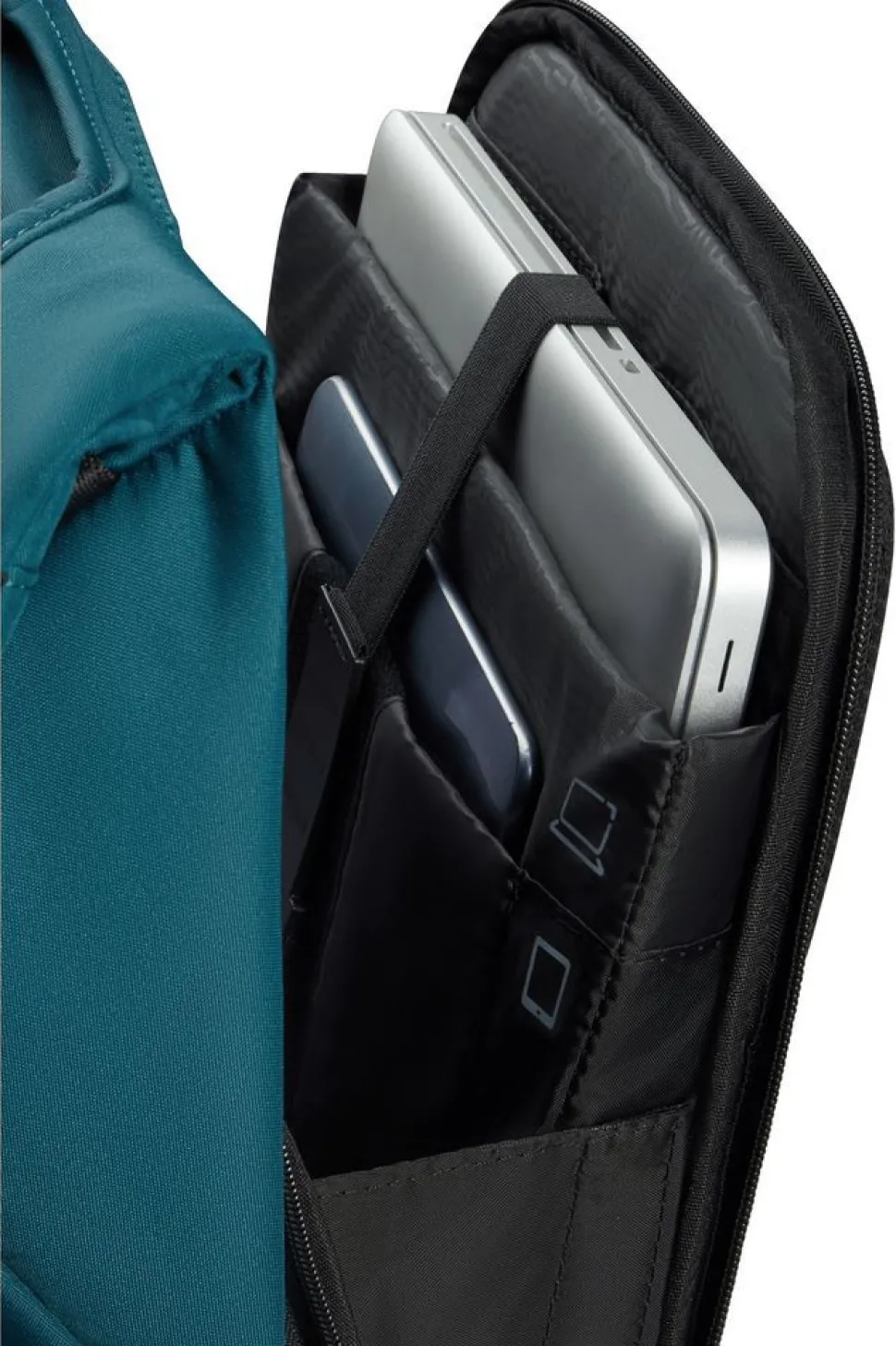 Zaino lavoro 14,1" Samsonite Securipak 2.0 Petrolio