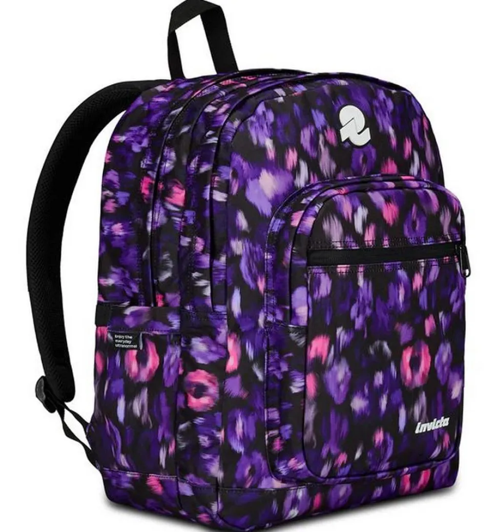 Zaino scuola Invicta Fantasy Nature Watercolor