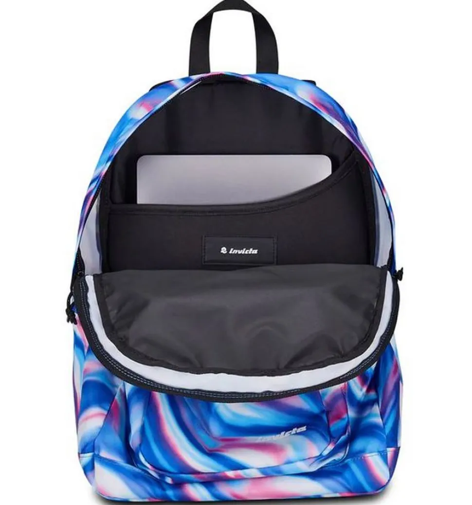 Zaino scuola Invicta Fantasy Blue Marble