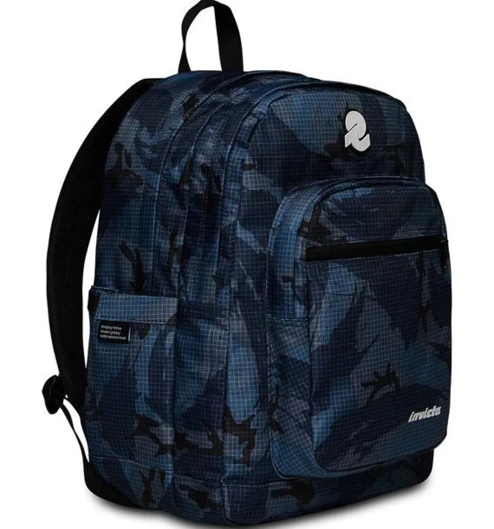 Zaino scuola Invicta Jelek Fantasy Military Camo Avio