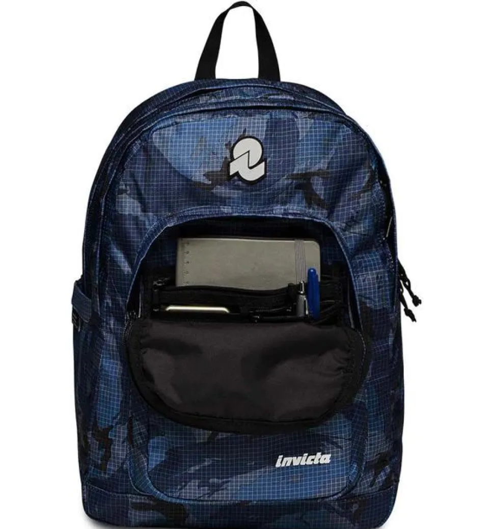 Zaino scuola Invicta Jelek Fantasy Military Camo Avio
