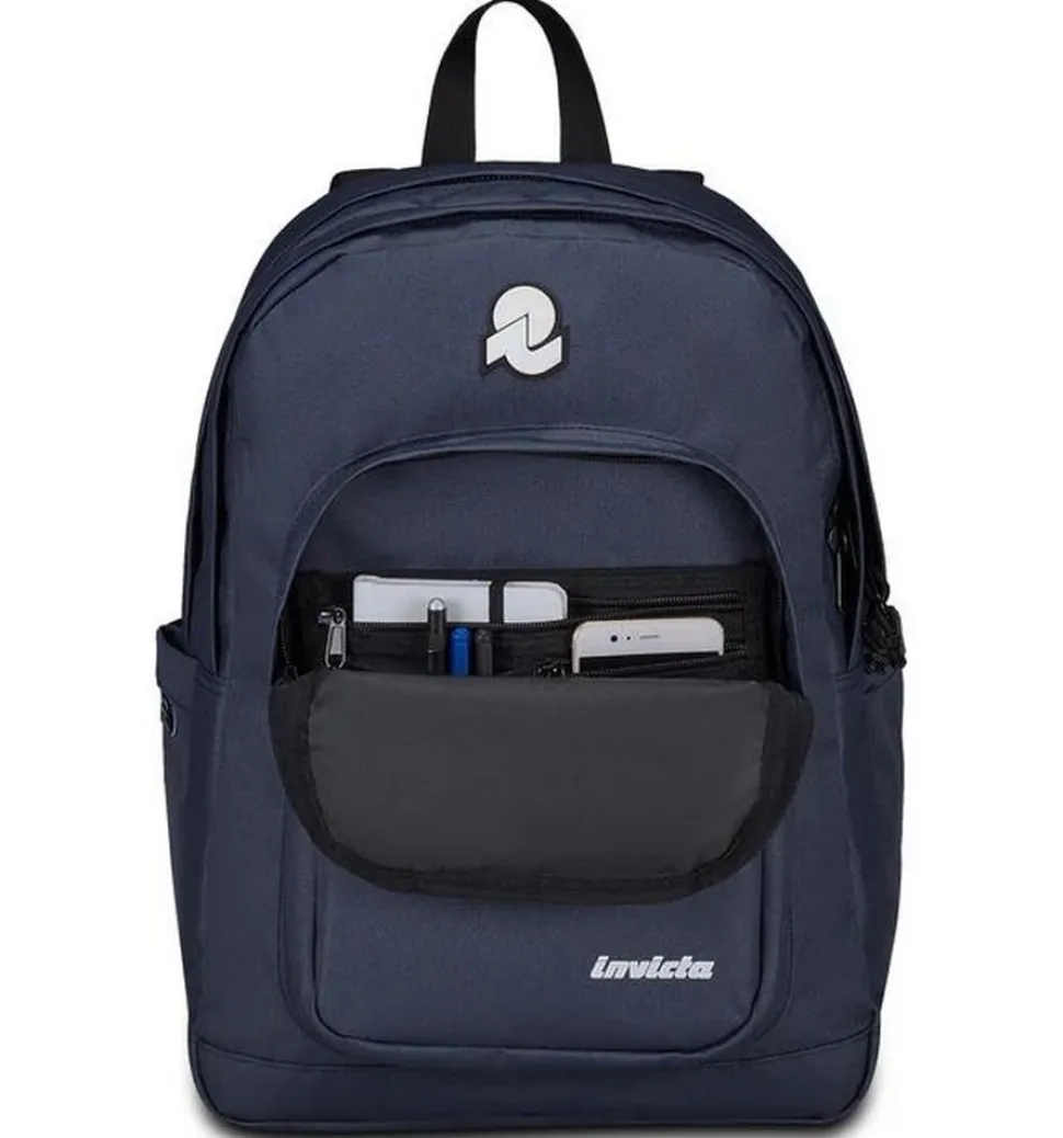 Zaino scuola Invicta Jelek Plain Blu