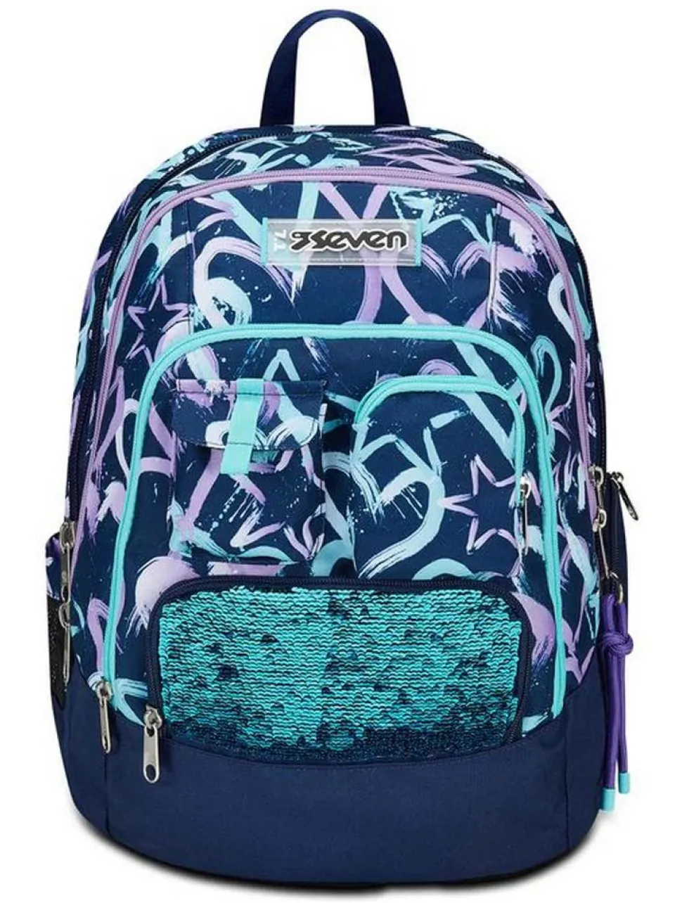 Zaino scuola Seven Advanced Crystal Purple