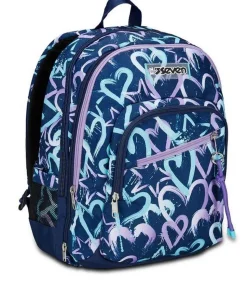 Zaino scuola Seven Advanced Detach Crystal Purple