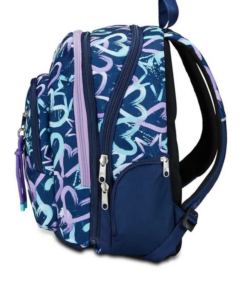 Zaino scuola Seven Advanced Detach Crystal Purple