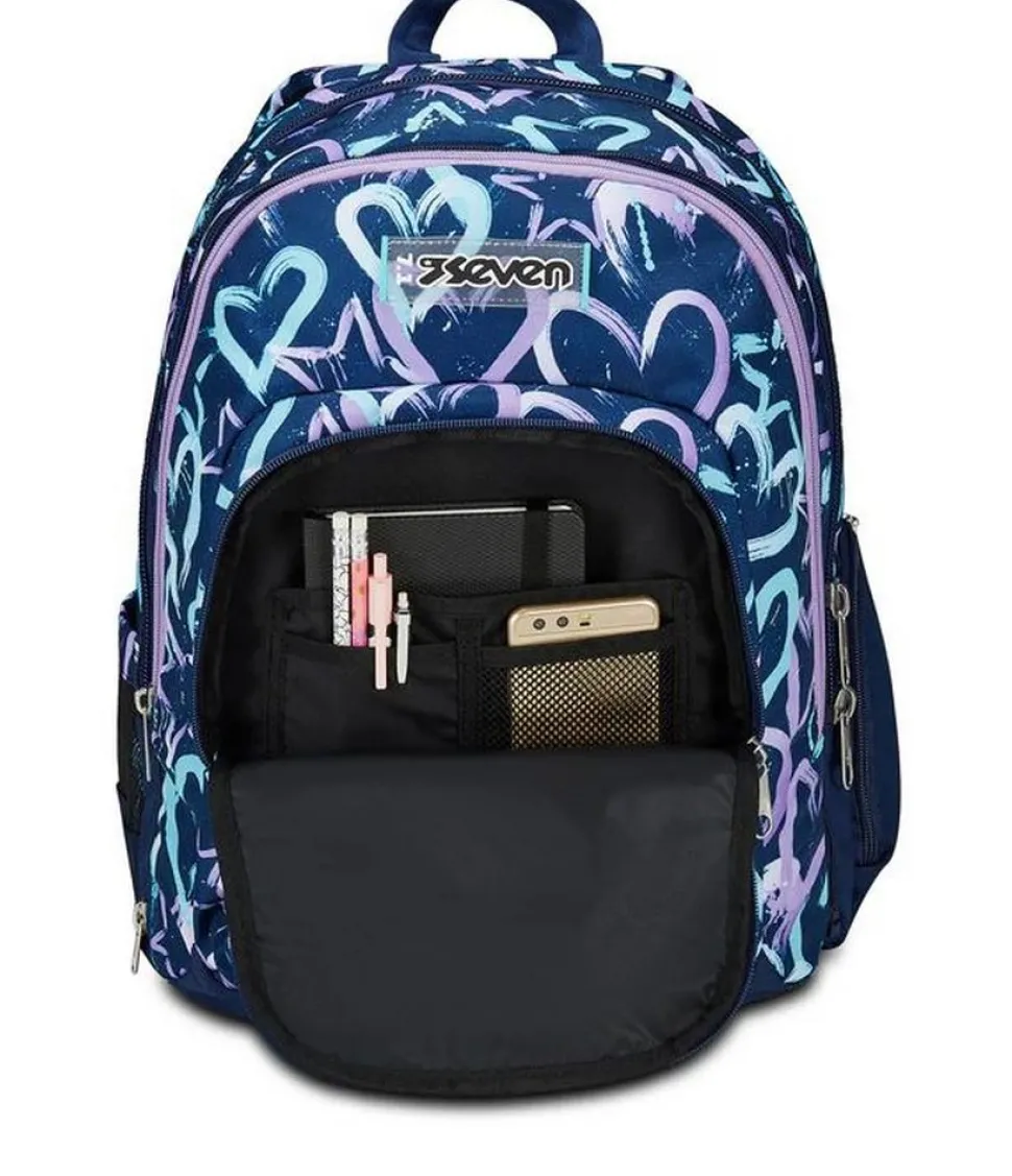 Zaino scuola Seven Advanced Detach Crystal Purple
