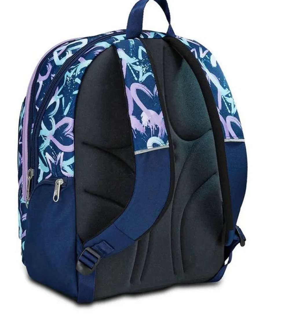 Zaino scuola Seven Advanced Detach Crystal Purple