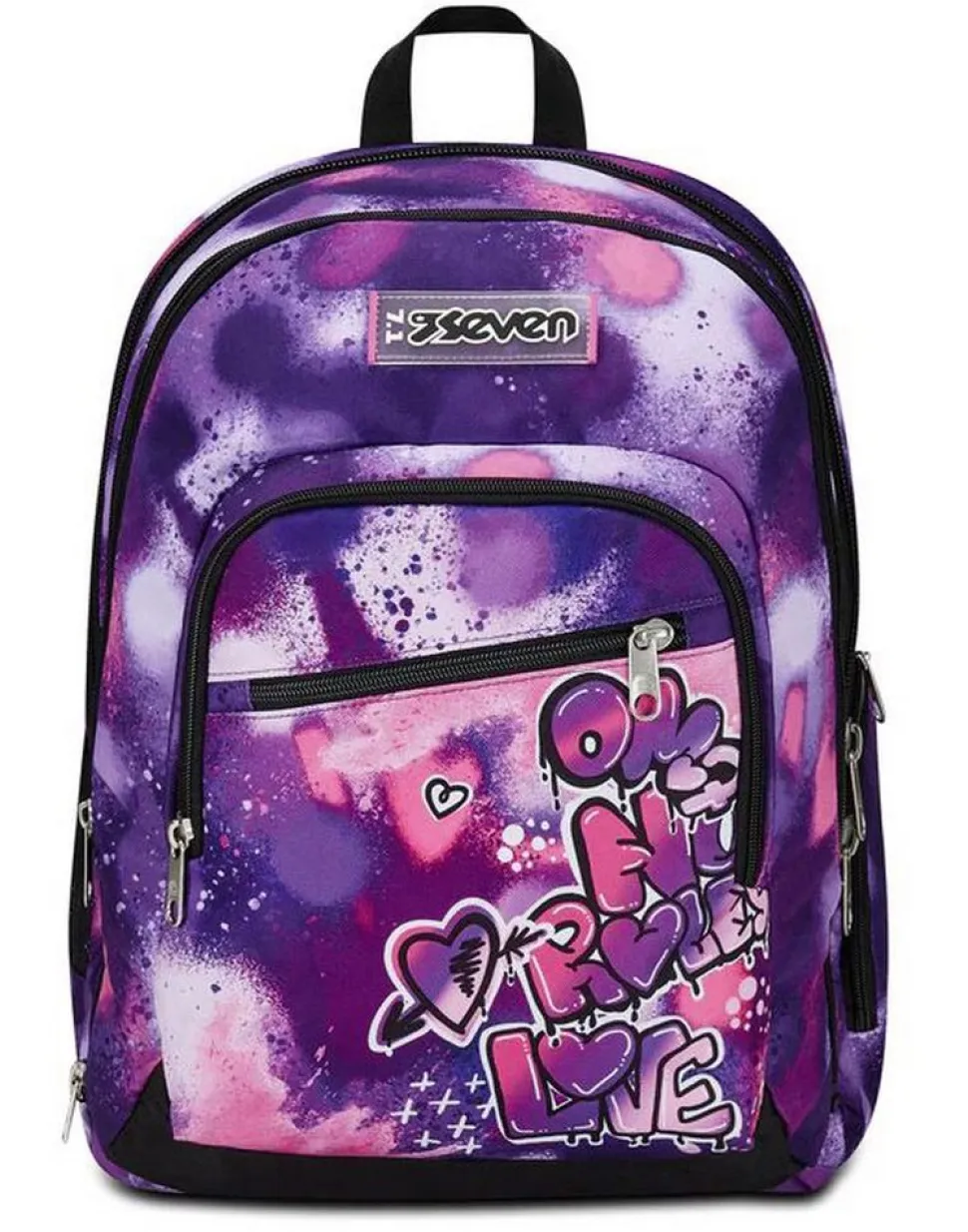 Zaino scuola Seven Advanced Detach Bubble Street