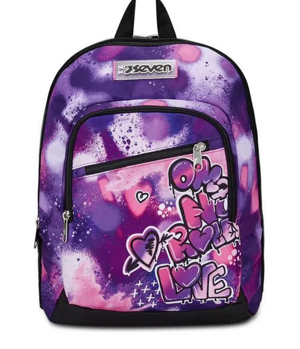 Zaino scuola Seven Advanced Detach Bubble Street