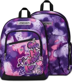 Zaino scuola Seven Advanced Detach Bubble Street