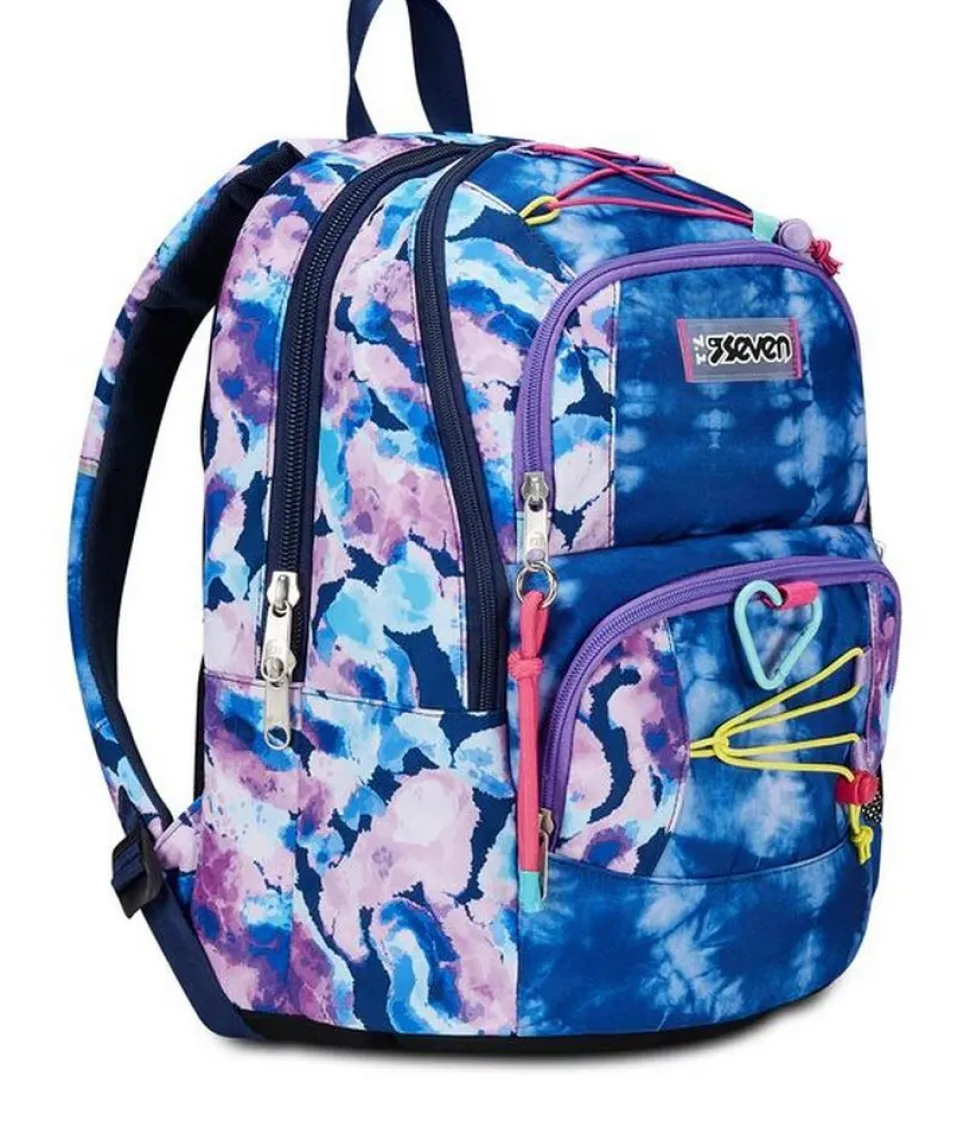 Zaino scuola Seven Advanced Pockets Custom Cloud
