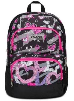 Zaino scuola Seven Advanced Pockets Draft Heart