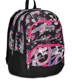 Zaino scuola Seven Advanced Pockets Draft Heart