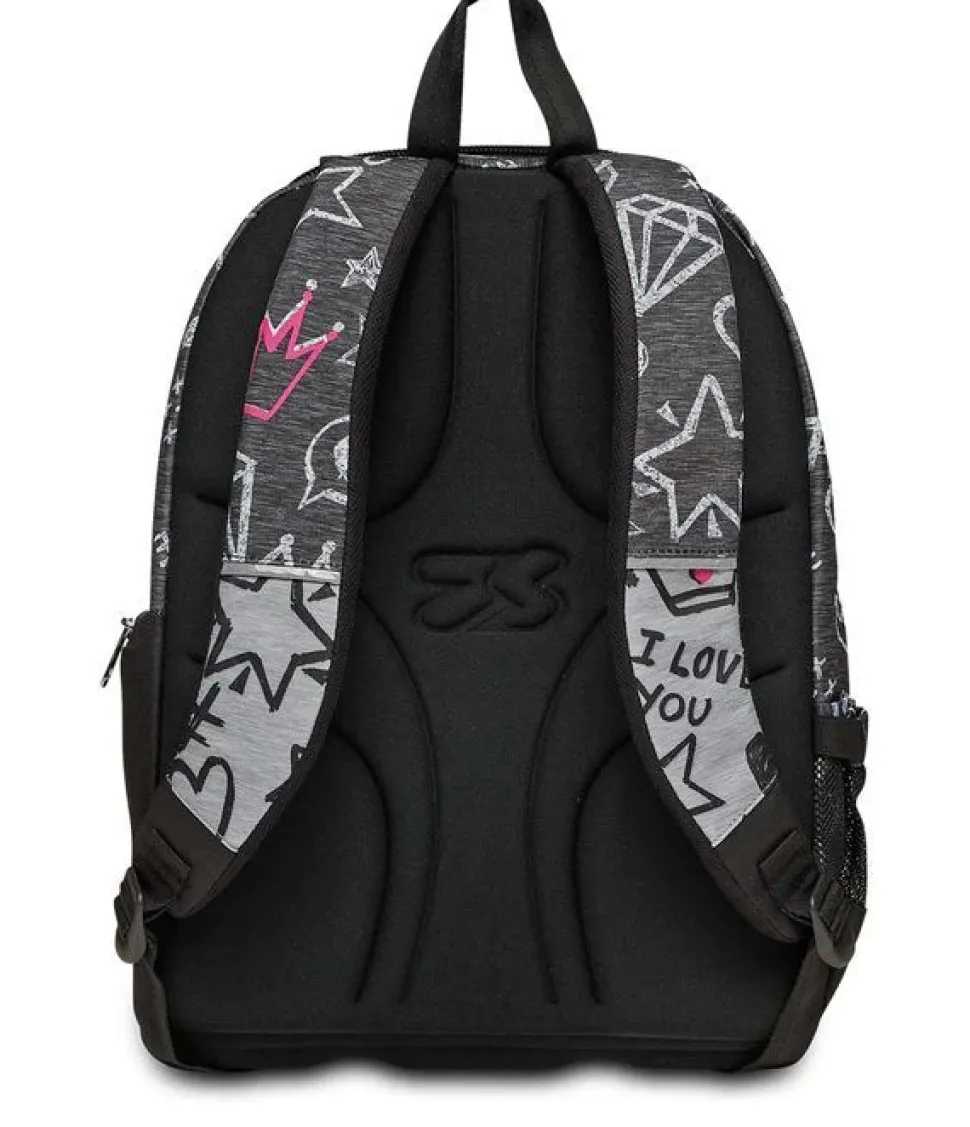 Zaino scuola Seven Advanced Zipper Glamy