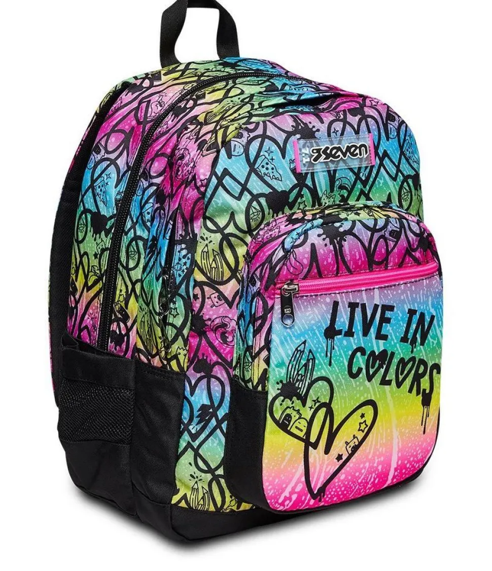 Zaino scuola Seven Freethink Colour Expression