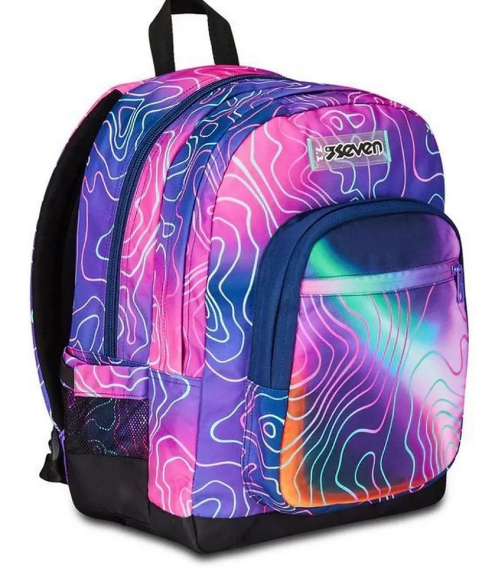 Zaino scuola Seven Freethink Mapset Girl