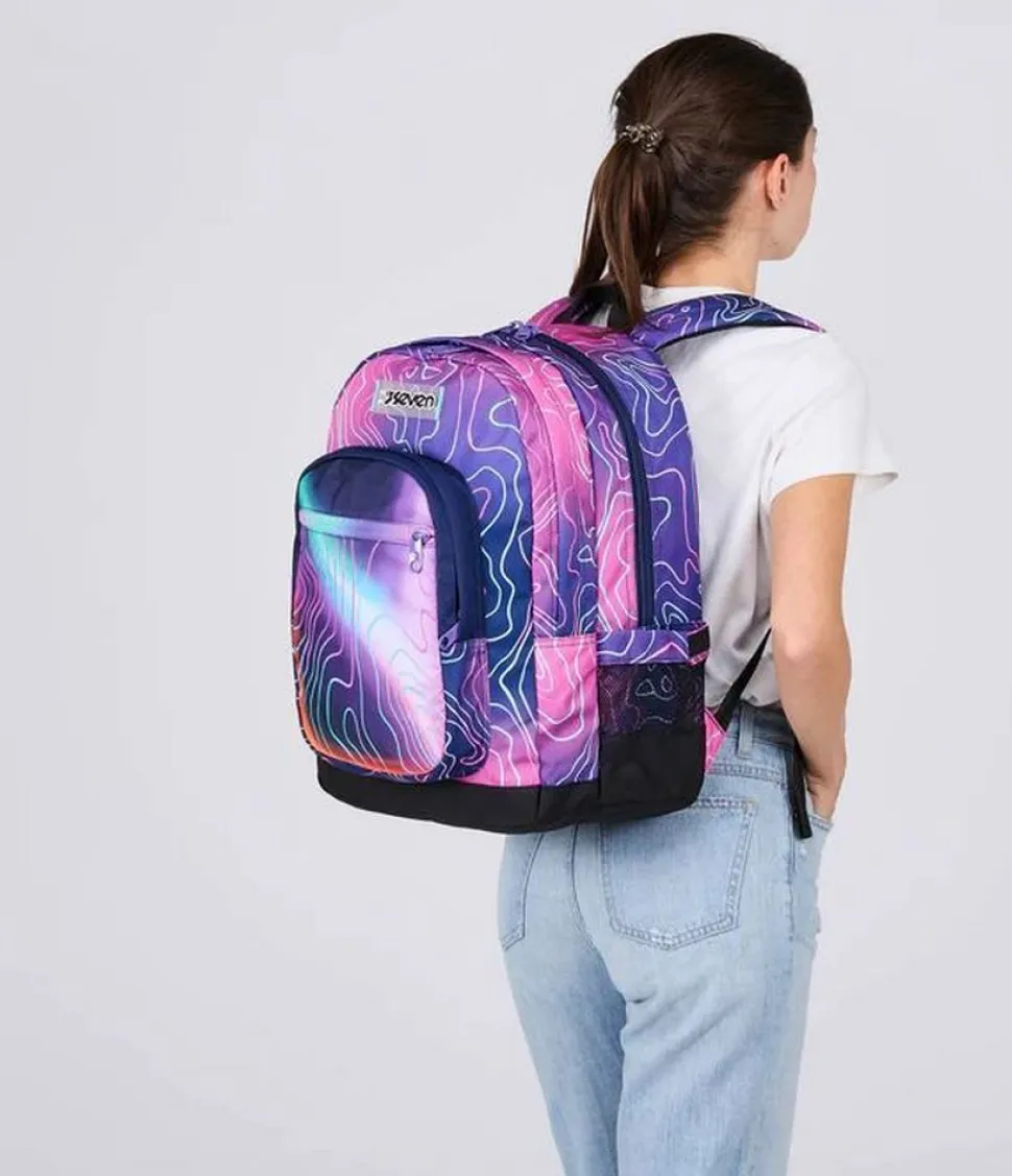 Zaino scuola Seven Freethink Mapset Girl