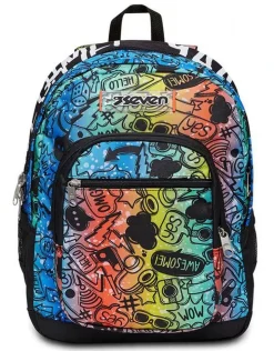 Zaino scuola Seven Freethink Fluo Stamp