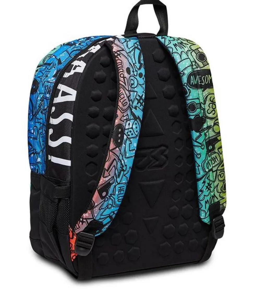 Zaino scuola Seven Freethink Fluo Stamp